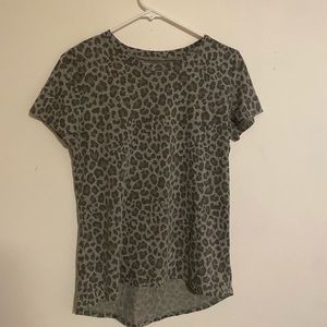 cheetah print t-shirt